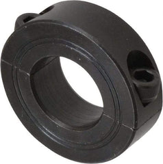Climax Metal Products - 24mm Bore, Steel, Two Piece Shaft Collar - 1-7/8" Outside Diam - Apex Tool & Supply