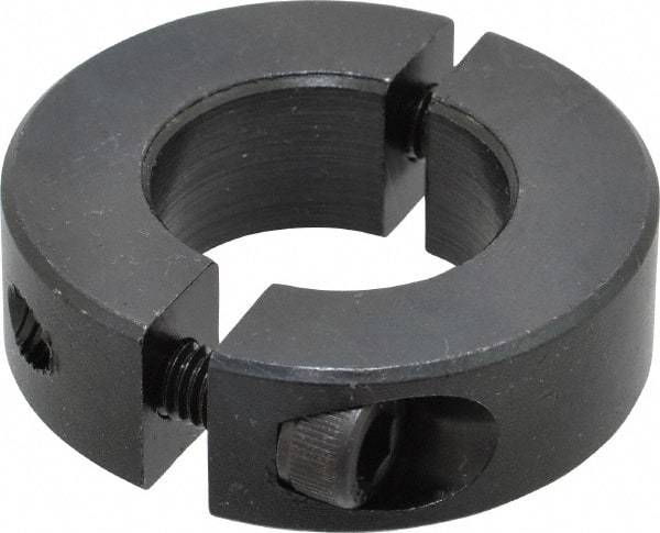 Climax Metal Products - 25mm Bore, Steel, Two Piece Shaft Collar - 1-7/8" Outside Diam - Apex Tool & Supply