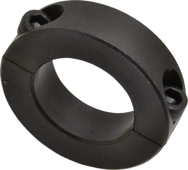 Climax Metal Products - 32mm Bore, Steel, Two Piece Shaft Collar - 2-1/8" Outside Diam - Apex Tool & Supply