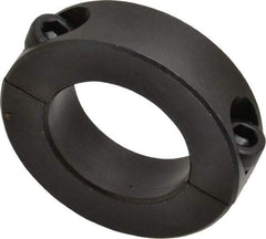 Climax Metal Products - 32mm Bore, Steel, Two Piece Shaft Collar - 2-1/8" Outside Diam - Apex Tool & Supply