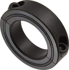 Climax Metal Products - 35mm Bore, Steel, Two Piece Shaft Collar - 2-1/4" Outside Diam - Apex Tool & Supply