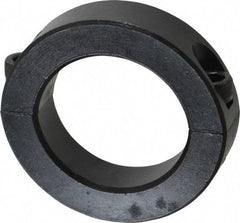 Climax Metal Products - 40mm Bore, Steel, Two Piece Shaft Collar - 2-3/8" Outside Diam - Apex Tool & Supply
