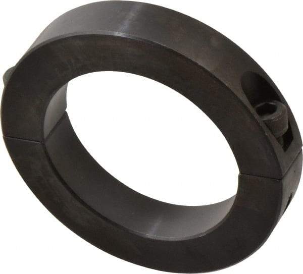 Climax Metal Products - 70mm Bore, Steel, Two Piece Shaft Collar - 4" Outside Diam - Apex Tool & Supply