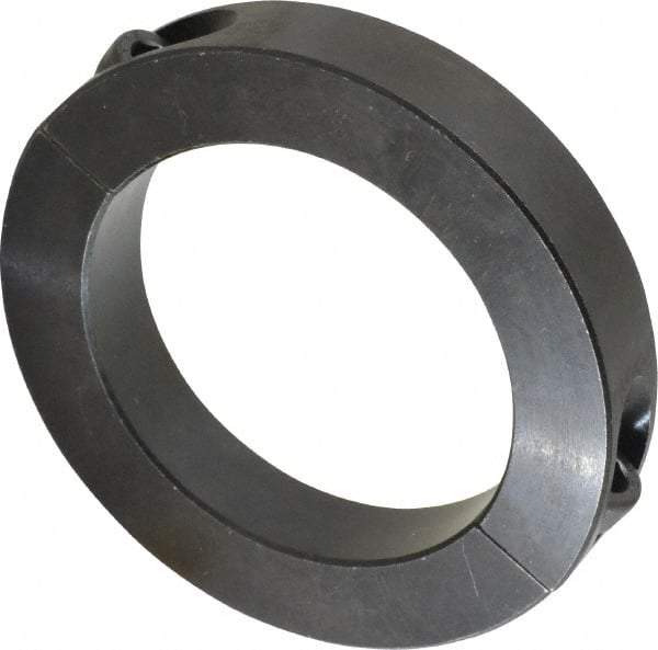 Climax Metal Products - 75mm Bore, Steel, Two Piece Shaft Collar - 4-1/4" Outside Diam - Apex Tool & Supply