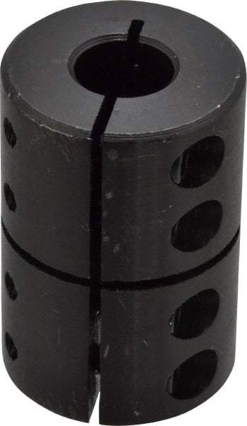 Climax Metal Products - 1/2" Inside x 1-1/4" Outside Diam, Rigid Coupling without Keyway - 1-7/8" Long - Apex Tool & Supply