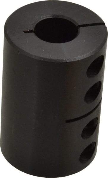 Climax Metal Products - 5/8" Inside x 1-1/2" Outside Diam, Rigid Coupling without Keyway - 2-1/4" Long - Apex Tool & Supply
