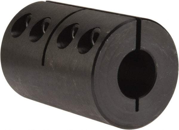 Climax Metal Products - 3/4" Inside x 1-3/4" Outside Diam, Rigid Coupling without Keyway - 2-5/8" Long - Apex Tool & Supply