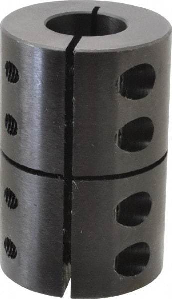 Climax Metal Products - 7/8" Inside x 1-7/8" Outside Diam, Rigid Coupling without Keyway - 2-7/8" Long - Apex Tool & Supply