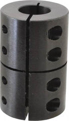 Climax Metal Products - 7/8" Inside x 1-7/8" Outside Diam, Rigid Coupling without Keyway - 2-7/8" Long - Apex Tool & Supply