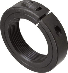 Climax Metal Products - 2-12 Thread, Steel, One Piece Threaded Shaft Collar - 3" Outside Diam, 11/16" Wide - Apex Tool & Supply