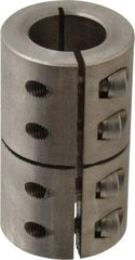 Climax Metal Products - 1" Inside x 1-3/4" Outside Diam, One Piece Split Clamping Collar - 3" Long - Apex Tool & Supply