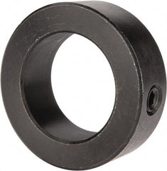 Climax Metal Products - 1-7/16" Bore, Steel, Set Screw Shaft Collar - 2-1/4" Outside Diam, 3/4" Wide - Apex Tool & Supply