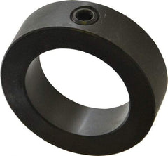 Climax Metal Products - 2" Bore, Steel, Set Screw Shaft Collar - 3" Outside Diam, 7/8" Wide - Apex Tool & Supply