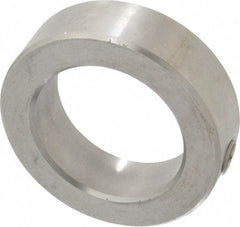 Climax Metal Products - 2" Bore, Stainless Steel, Set Screw Shaft Collar - 3" Outside Diam, 7/8" Wide - Apex Tool & Supply