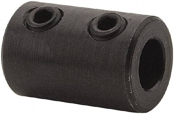 Climax Metal Products - 7/8" Inside x 1-3/4" Outside Diam, Stainless Steel Set Screw Rigid Coupling - 2" Long - Apex Tool & Supply