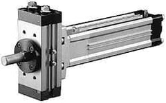SMC PNEUMATICS - 40mm Bore, 180° Rotation, Air Actuator - 101.5 Max psi - Apex Tool & Supply