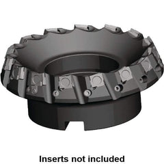 Kennametal - 3" Cut Diam, 1" Arbor Hole, 5.89mm Max Depth of Cut, 20° Indexable Chamfer & Angle Face Mill - 8 Inserts, SPHX 1205... Insert, 8 Flutes, Series Fix-Perfect - Apex Tool & Supply
