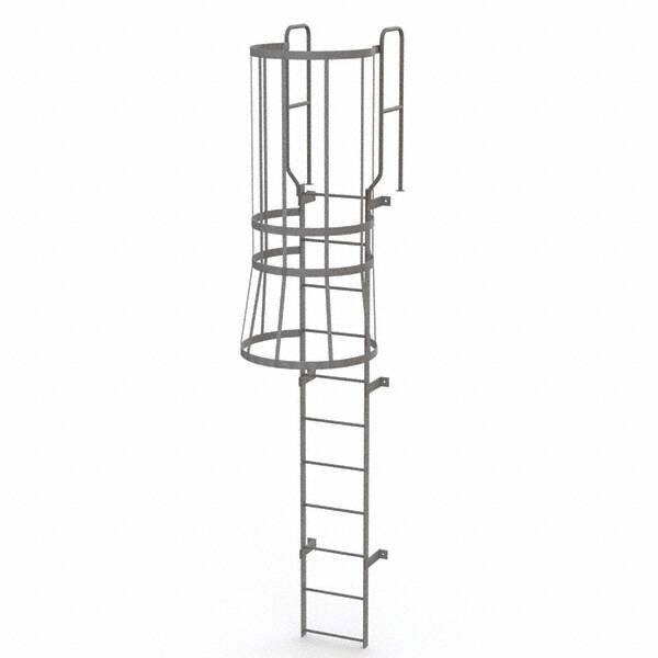 TRI-ARC - Rolling & Wall Mounted Ladders & Platforms Type: Fixed Ladder Style: Safety Cage - Apex Tool & Supply