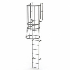 TRI-ARC - Rolling & Wall Mounted Ladders & Platforms Type: Fixed Ladder Style: Safety Cage - Apex Tool & Supply