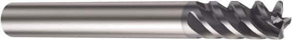 Sandvik Coromant - 5/16", 5/8" LOC, 3/8" Shank Diam, 3-1/2" OAL, 4 Flute, Solid Carbide Square End Mill - Single End, TiAlN Finish, Spiral Flute, 50° Helix, Centercutting, Right Hand Cut, Right Hand Flute, Series CoroMill Plura - Apex Tool & Supply