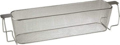 CREST ULTRASONIC - Stainless Steel Parts Washer Basket - 5.177" High, Use with Parts Washers - Apex Tool & Supply