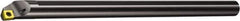 Sandvik Coromant - 23.6mm Min Bore Diam, 10" OAL, 3/4" Shank Diam, E-SCLC Indexable Boring Bar - CCMT 32.52 Insert, Screw Clamping Holding Method - Apex Tool & Supply