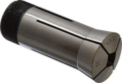 Interstate - 13/32 Inch 5C Square Collet - 3.28" Overall Length, 1.041-24 Internal Thread Size, Steel, 0.0039 Inch TIR - Exact Industrial Supply