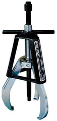 Posi Lock Puller - 12" Spread, 17 Ton Capacity, Puller - 8" Reach, 16-1/4" Long, For Bearings, Gears & Pulleys - Apex Tool & Supply