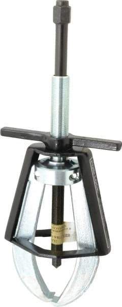 Posi Lock Puller - 12" Spread, 12 Ton Capacity, Puller - 8" Reach, 16-1/4" Long, For Bearings, Gears & Pulleys - Apex Tool & Supply