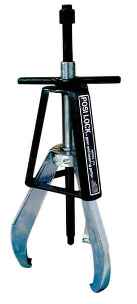 Posi Lock Puller - 15" Spread, 20 Ton Capacity, Puller - 9.67" Reach, 20" Long, For Bearings, Gears & Pulleys - Apex Tool & Supply