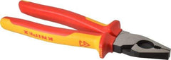 Knipex - 9" OAL, 9/16" Capacity, Lineman's - 1-5/8" Jaw Length x 1-3/16" Jaw Width - Apex Tool & Supply