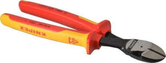 Knipex - 10" OAL, 3/16" Capacity, Diagonal Cutter - 15/16" Jaw Length x 1-1/16" Jaw Width - Apex Tool & Supply
