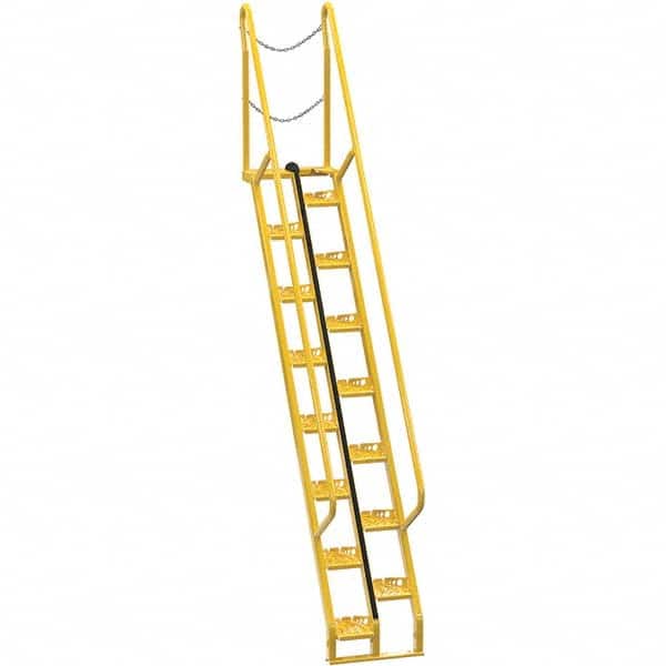 Vestil - 150-1/4" High 350 Lb Capacity 15 Step Alternating Tread Stair - Apex Tool & Supply