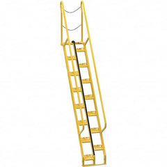 Vestil - 150-1/4" High 350 Lb Capacity 15 Step Alternating Tread Stair - Apex Tool & Supply
