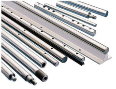 Thomson Industries - 1-1/2" Diam, 54" Long, Stainless Steel Standard Round Linear Shafting - 50-55C Hardness, 1.2494/1.2489 Tolerance - Apex Tool & Supply