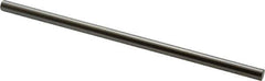 Thomson Industries - 1/4" Diam, 6" Long, Steel Standard Round Linear Shafting - 60-65C Hardness, .2495/.2490 Tolerance - Apex Tool & Supply