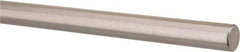 Thomson Industries - 1/4" Diam, 2' Long, Steel Standard Round Linear Shafting - 60-65C Hardness, .2495/.2490 Tolerance - Apex Tool & Supply