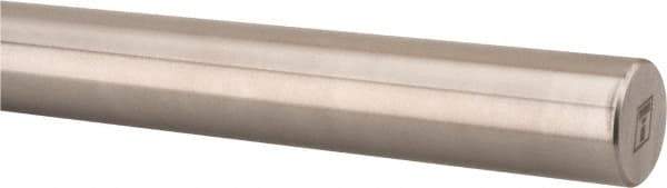 Thomson Industries - 1/2" Diam, 18" Long, Steel Standard Round Linear Shafting - 60-65C Hardness, .4995/.4990 Tolerance - Apex Tool & Supply