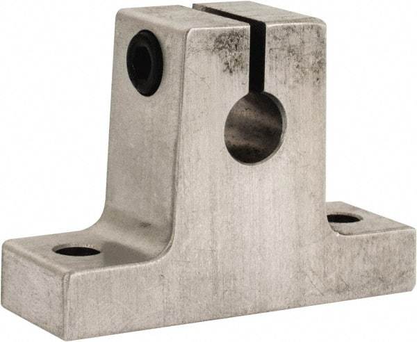 Thomson Industries - 1/4" Diam, Aluminum Alloy Shaft Support - Plain Shafting - Apex Tool & Supply