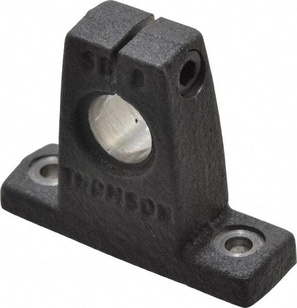 Thomson Industries - 1/2" Diam, Malleable Iron Alloy Shaft Support - Plain Shafting - Apex Tool & Supply
