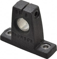 Thomson Industries - 1/2" Diam, Malleable Iron Alloy Shaft Support - Plain Shafting - Apex Tool & Supply