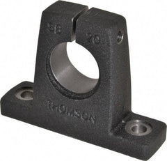 Thomson Industries - 1-1/4" Diam, Malleable Iron Alloy Shaft Support - Plain Shafting - Apex Tool & Supply