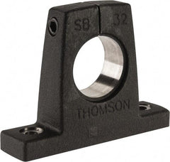 Thomson Industries - 2" Diam, Malleable Iron Alloy Shaft Support - Plain Shafting - Apex Tool & Supply