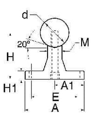 Thomson Industries - 40mm Shaft Diam, 78mm Base Width, Steel Shaft, Aluminum Rail, Round Shaft Assemblies - 48" Long, 18mm Neck Width - Apex Tool & Supply