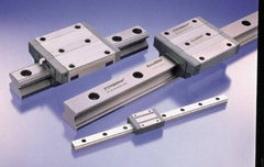 Thomson Industries - 94.6mm L x 34mm W x 20.2mm H, 26mm Transverse Hole Spcg, 26mm Lateral Hole Spcg, Self Lubricating Narrow Ball Carriage - 9.5mm Overhang, M4 Hole, 4406 Static Capacity - Apex Tool & Supply