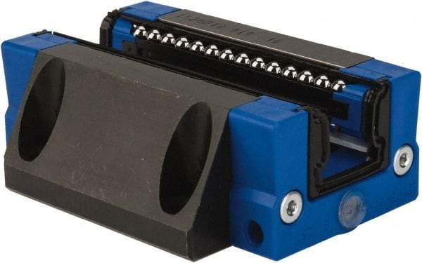 Thomson Industries - 84.5mm L x 70mm W x 30.5mm H, 45mm Transverse Hole Spcg, 57mm Lateral Hole Spcg, Standard Ball Carriage - 23.5mm Overhang, M8 Hole, 36" High Assembly - Apex Tool & Supply