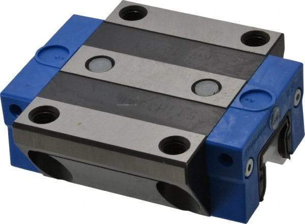 Thomson Industries - 97.4mm L x 90mm W x 35.9mm H, 52mm Transverse Hole Spcg, 72mm Lateral Hole Spcg, Standard Ball Carriage - 31mm Overhang, M10 Hole, 42" High Assembly - Apex Tool & Supply