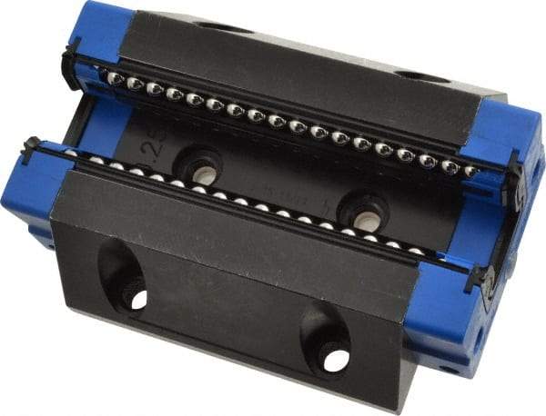 Thomson Industries - 137.1mm L x 100mm W x 41mm H, 62mm Transverse Hole Spcg, 82mm Lateral Hole Spcg, Standard Long Ball Carriage - 33mm Overhang, M10 Hole, 48" High Assembly - Apex Tool & Supply