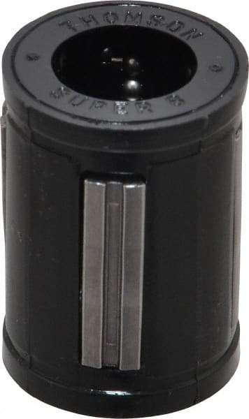 Thomson Industries - 1/2" ID, 255 Lb Dynamic Load Capacity, Closed Linear Bearing - 7/8" OD - Apex Tool & Supply