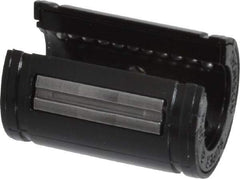 Thomson Industries - 1/2" ID, 180 Lb Dynamic Load Capacity, Open Linear Bearing - 7/8" OD - Apex Tool & Supply